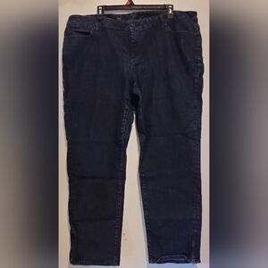 W signature blue jean ankle length
